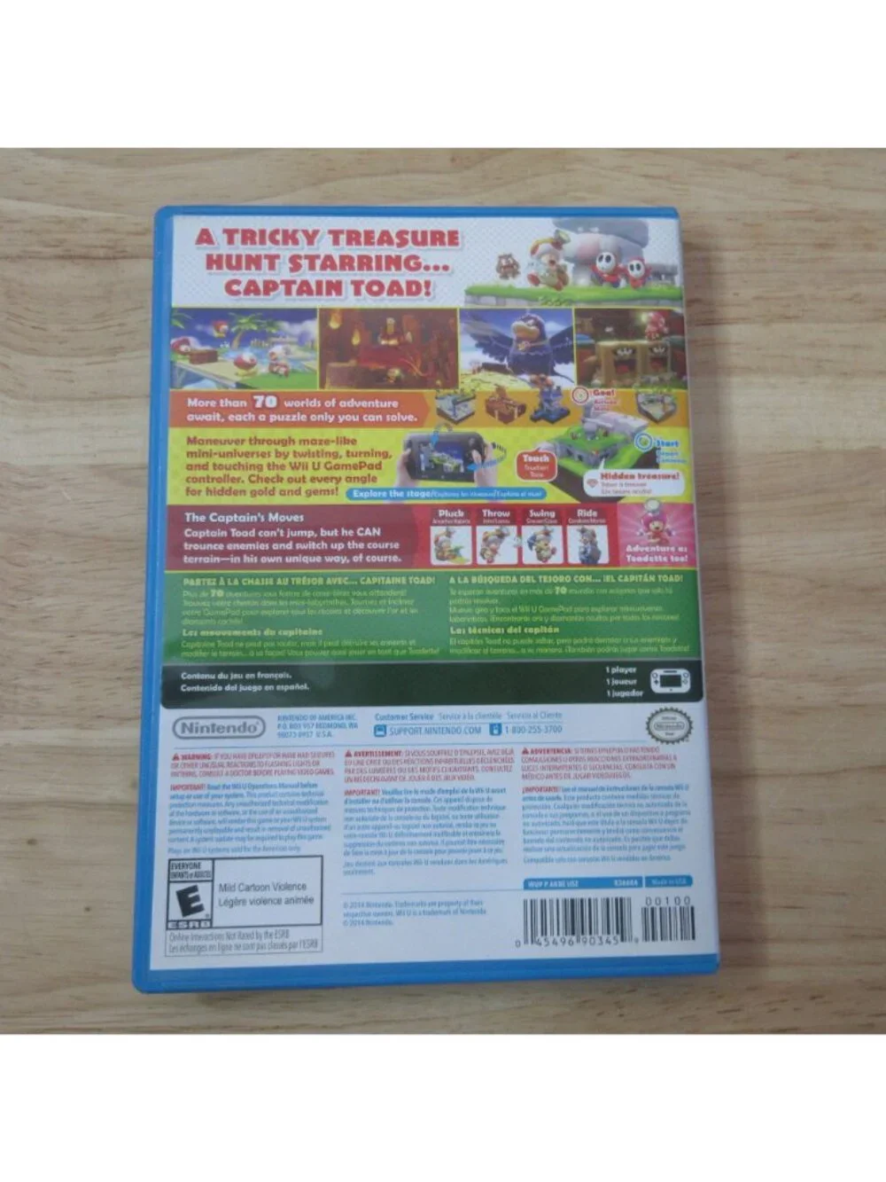 Captain Toad: Treasure Tracker (Nintendo Wii U, 2014)